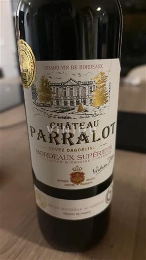 Burdeos Bordeaux superior Château Parralot Dagostine 2020