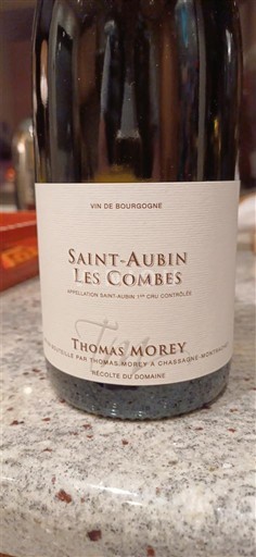 Bourgogne Saint-Aubin Thomas Morey Les Combes 2022