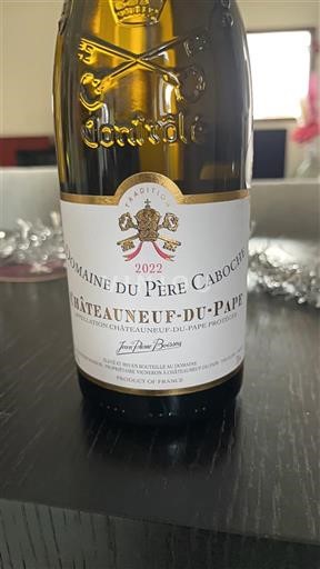 Valle del Ródano Châteauneuf-du-Pape. Domaine Père Caboche 2022