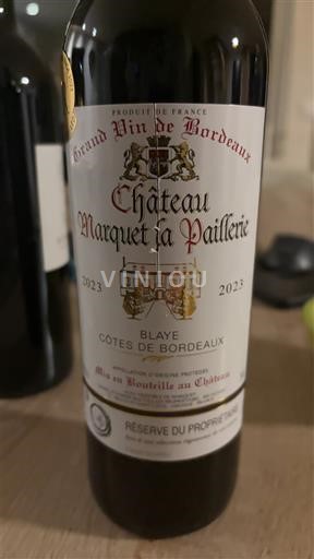 Bordéus Blaye-Côtes-de-Bordéus Château Marquet la Paillerie 2023