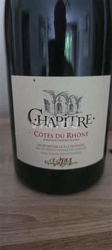 Rona dolina Côtes-du-Rhône Chapitre Neleten.
