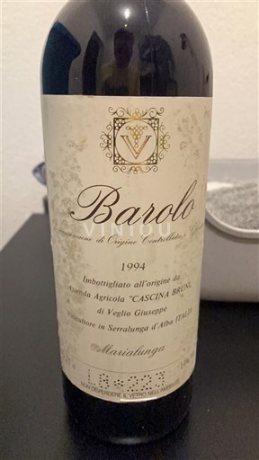 Piamonte Barolo Cascina Bruni Marialunga 1994