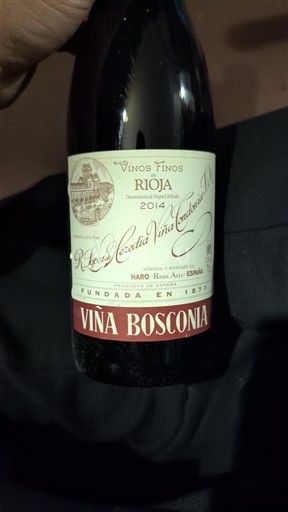La Rioja Rioja R. López de Heredia Viña Tondonia Viña Bosconia 2014