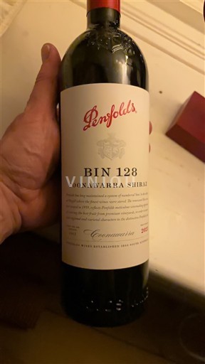 Južna Avstralija Coonawarra Penfolds BIN 128 Coonawarra Shiraz 2023