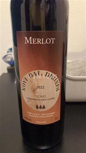Ticino No especificado Ortelli vini 2022