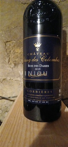 Langvedok Corbières Château Etang des Colombes Bois des Dames 2019