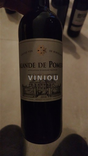 Vina Rouge sec Cuvée Isabelle 2018 Francija Bordeaux Lalande-de-Pomerol AOC