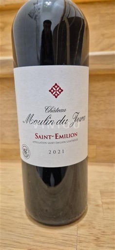 Bordeaux Saint-Émilion Château Moulin du Jura 2021