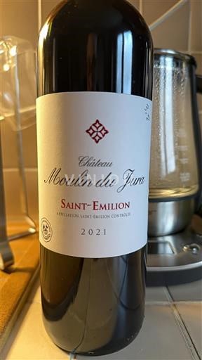 Burdeos Saint-Émilion Château Moulin du Jura 2021