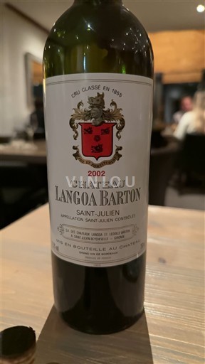 Bordeaux Saint-Julien Grand Cru Château Langoa Barton 2002