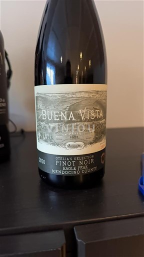 Vùng trồng nho được cấp phép California Không được chỉ định Buena Vista Otelia's Selection 2020