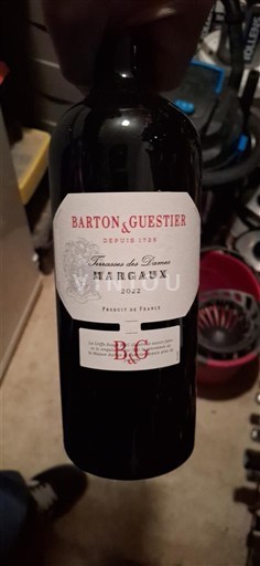 Bordeaux Margaux Barton & Guestier Secrets des Dames 2022