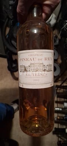 Vina Blanc liquoreux Château Pineau du Rey 2002 Francija Bordeaux Sauternes AOC