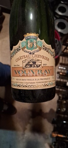 Loiredalen Vouvray Château Chevrier 2021