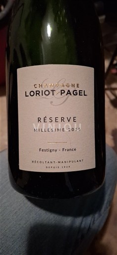 Champagne Sâm-panh Loriot-Pagel Réserve 2015