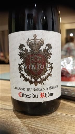 Rhônedalen Côtes du Rhône Chasse du Grand Ségur 2024