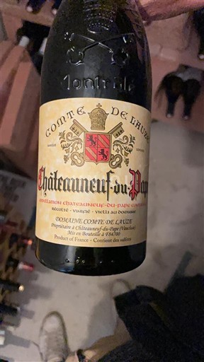 Valle del Ródano Châteauneuf-du-Pape. Domaine Vieux Télégraphe Comte de Lauze Vieilles Vignes 2011