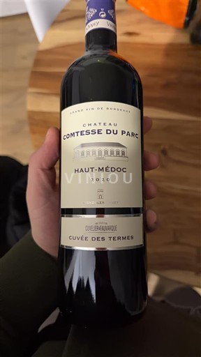 Bordeaux Haut-Médoc Château Comtesse du Parc des Termes 2020