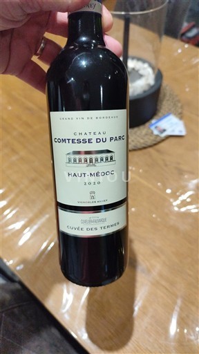 Bordeaux Haut-Médoc Château Comtesse du Parc des Termes 2020