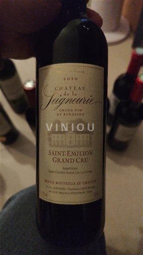 Burdeos Saint-Émilion Gran Cru Grand Cru Château La Seigneurie 2010