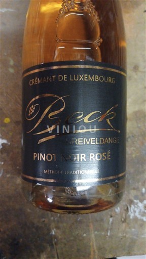 Moselle Luxembourg Không được chỉ định Beck Pinot Noir Rosé Không niên vụ