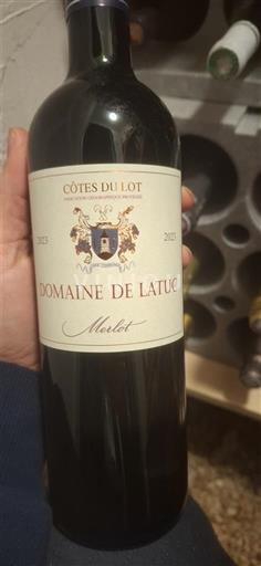 Southwest Côtes du Lot Domaine Latuc Merlot 2023