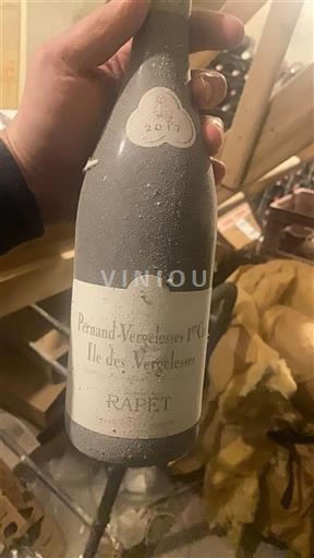 Bourgogne Pernand-Vergelesses Premier Cru Rapet Île des Vergelesses 2017
