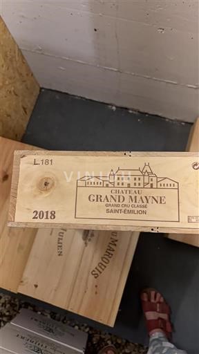 Bordeaux Saint-Émilion Château Grand Mayne 2018