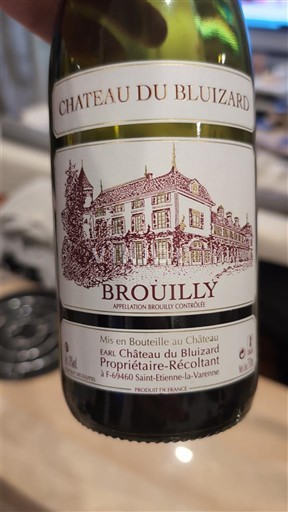 Beaujolais Brouilly Château Bluizard Não Sazonado