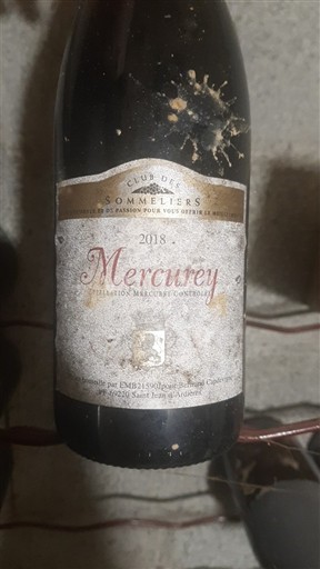 Bourgondië Mercurey Club des Sommeliers 2018