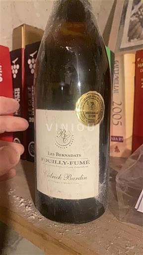 Dolina Loare Pouilly-fumé Patrick Bardin Les Bernadats 2020