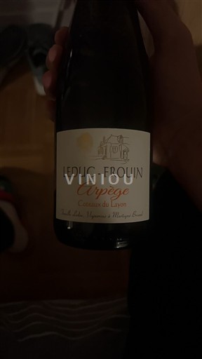 Dolina Loare Coteaux-du-Layon Leduc-Frouin Arpège 2021