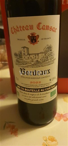 Bordeaux Château Cansac 2022