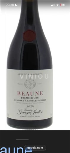 Burgundija Beaune Premier Cru Domaine Georges Joullot Hommage à Georges Popille 2020