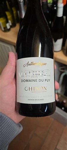 Thung lũng sông Loire Chinon Domaine Puy Authentique 2022