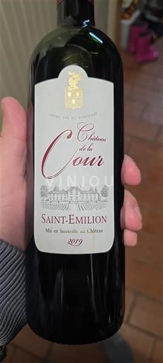 Bordeaux Saint-Émilion Château La Cour 2019