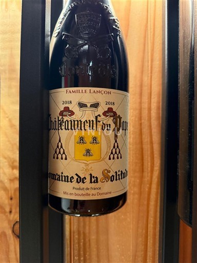 Valle del Ródano Châteauneuf-du-Pape. Domaine La Solitude 2018