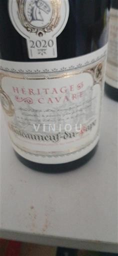 Valle del Ródano Châteauneuf-du-Pape. Héritages de Cavare 2020