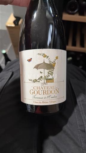 Thung lũng Rhône Côtes-du-rhône-villages Château Gourdon Terrasse à l'Ombre 2019