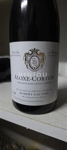Vin Rouge sec Robert Gautier 2021 France Bourgogne Aloxe-Corton AOC
