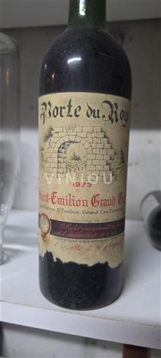 Bordeaux Saint-Émilion Grand Cru Grand Cru Porte du Roy 1973