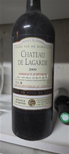 Burdeos Bordeaux superior La Garde 2009