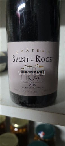 Thung lũng Rhône Lirac Château Saint-Roch Brunel 2016