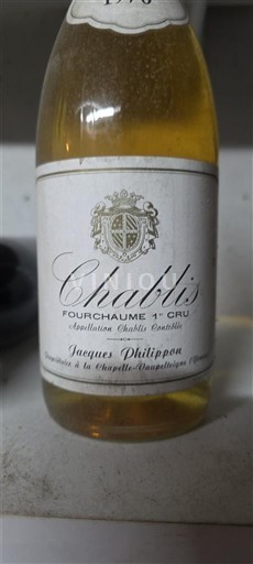 Burgundija Chablis Premier Cru Jacques Philippon Fourchaume 1er Cru 1970