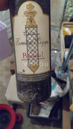 Bordeaux Pomerol Château L'Hermitage Mazeyres 2013