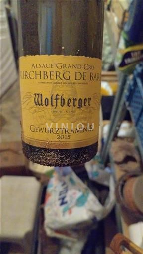 Alsace Not Specified Grand Cru Wolfberger Kirchberg de Barr 2015