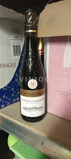 Vallée de la Loire Saumur-champigny Les Characteres 2022