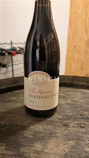 Bourgogne Santenay Premier Cru Domaine Chevrot Clos Rousseau 2018