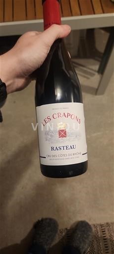 Thung lũng Rhône Rasteau Les Crapons 2022