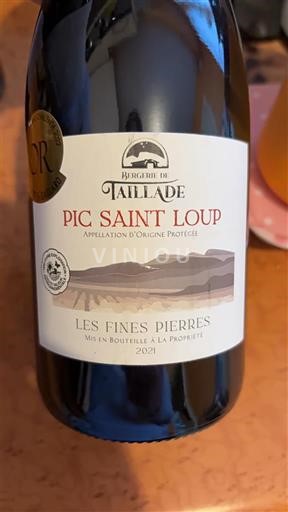 Langvedok Pic-saint-loup Bergerie de Taillade Les Fines Pierres 2021